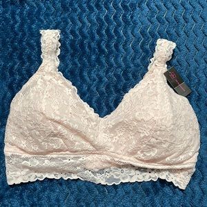 No Boundaries Light Pink Lace Bralette